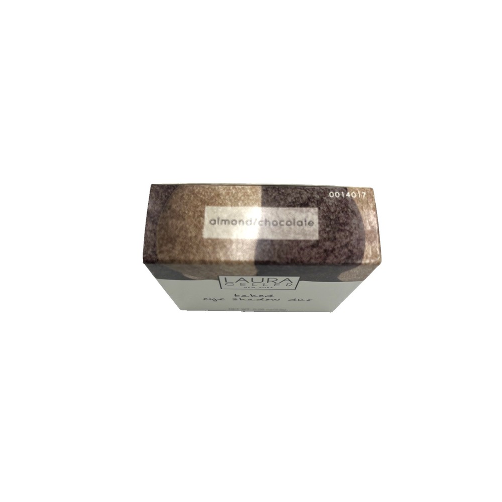 Laura Geller Baked Eye Shadow Eye Color Duo Almond Chocolate 0.08oz /2.5g - Picture 3 of 5